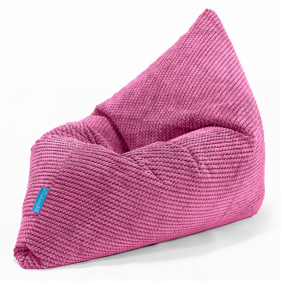 Kinder Zitzak Vloerkussen - Pompom Roze 03