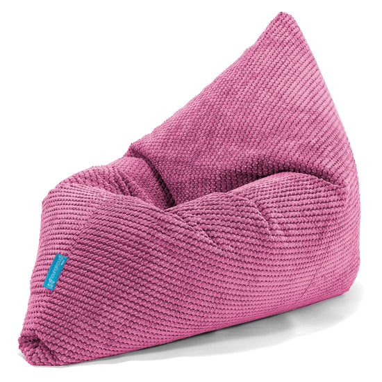 Kinder Zitzak Vloerkussen - Pompom Roze 03