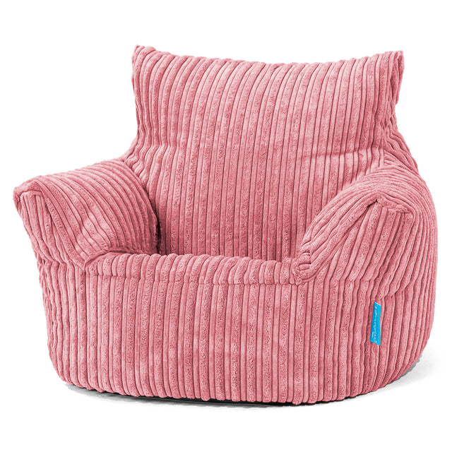 Kleuterfauteuil Zitzak 1-3 jaar oud - Corduroy Koraal 01