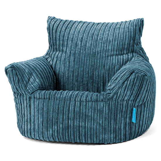 Kleuterfauteuil Zitzak 1-3 jaar oud - Corduroy Marineblauw 01