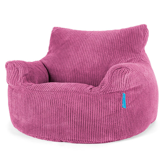 Kinderfauteuil Zitzak 3-8 jaar oud - Pompom Roze 01