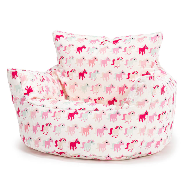 Kleuterfauteuil Zitzak 1-3 jaar oud - Afdruk Kleine Pony 01