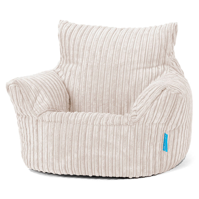 Kleuterfauteuil Zitzak 1-3 jaar oud - Corduroy Ivoor 01