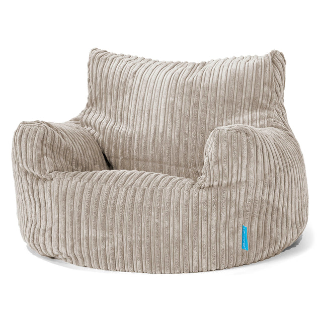 Kinderfauteuil Zitzak 3-8 jaar oud - Corduroy Mink 01