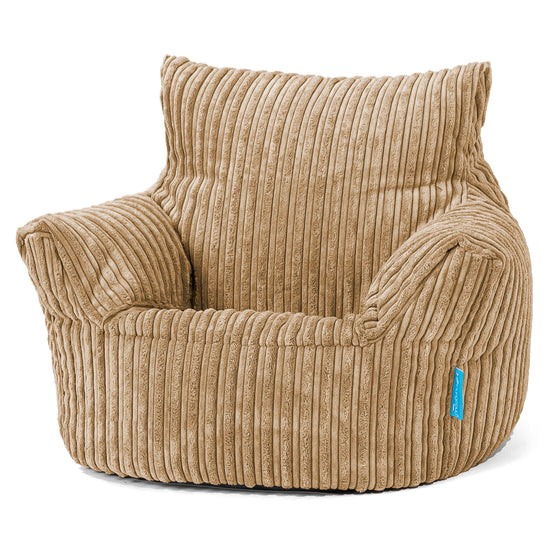 Kleuterfauteuil Zitzak 1-3 jaar oud - Corduroy Zand 01