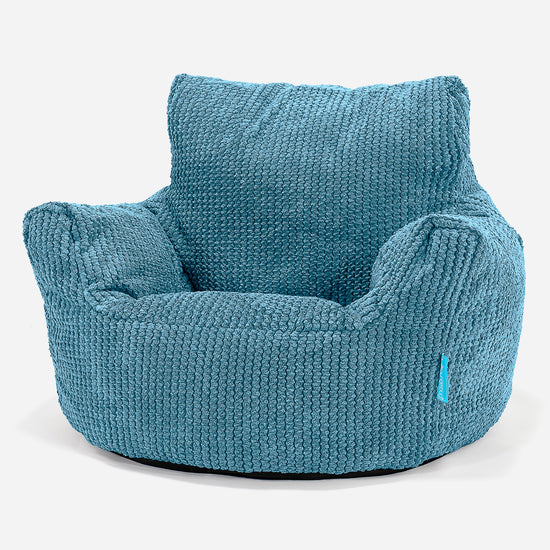 Kleuterfauteuil Zitzak 1-3 jaar oud - Pompom Petrol 01