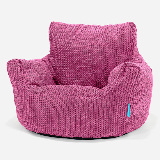 Kleuterfauteuil Zitzak 1-3 jaar oud - Pompom Roze 01