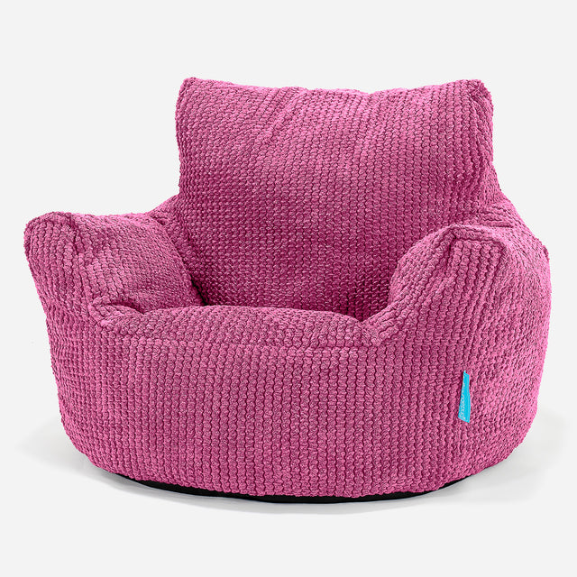 Kleuterfauteuil Zitzak 1-3 jaar oud - Pompom Roze 01