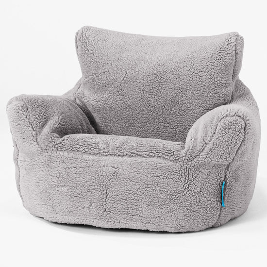 Kleuterfauteuil Zitzak 1-3 jaar oud - Nepteddybont Middengrijs 01
