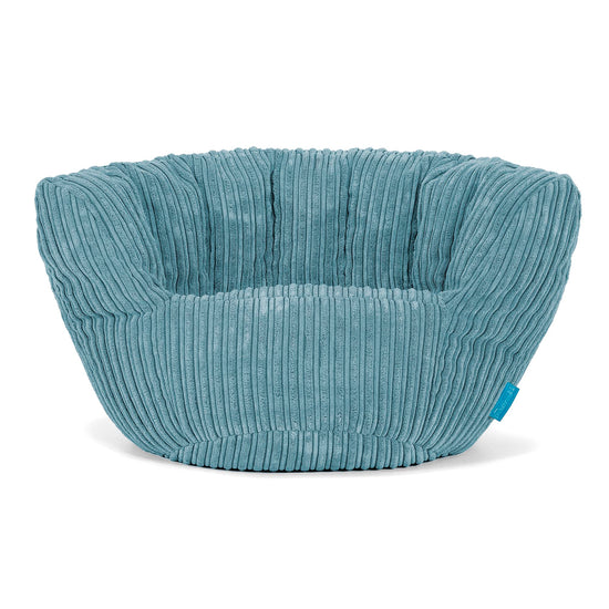 Kinderzitzak Charles Vintish 2-6 jaar oud - Corduroy Petrol 01