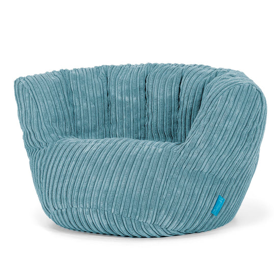 Kinderzitzak Charles Vintish 2-6 jaar oud - Corduroy Petrol 02