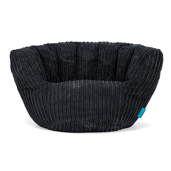 Kinderzitzak Charles Vintish 2-6 jaar oud - Corduroy Zwart 01