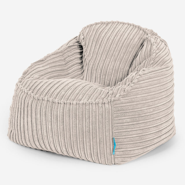 Kinderzitzak Sloucher 2-6 jaar oud - Corduroy Ivoor 01