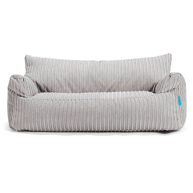 Josephine Kinderzitzak Bank 1-5 jaar oud - Corduroy Zilvergrijs 01