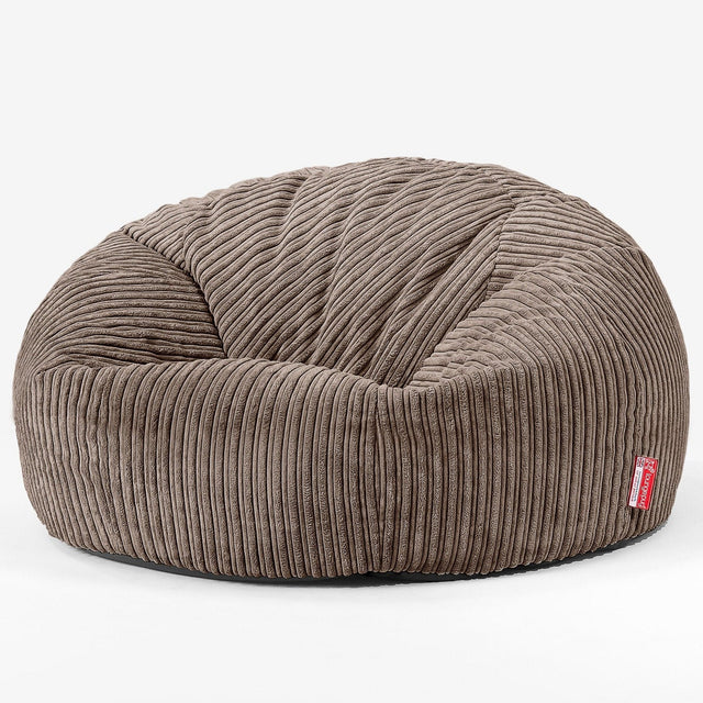 Klassieke Zitzak Stoel Bank - Corduroy Mocha Bruin 01