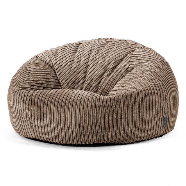Klassieke Zitzak Stoel Bank - Corduroy Mocha Bruin 01