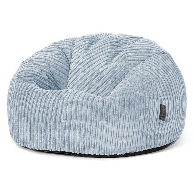 Klassieke Zitzak Stoel - Corduroy Baby Blauw 01