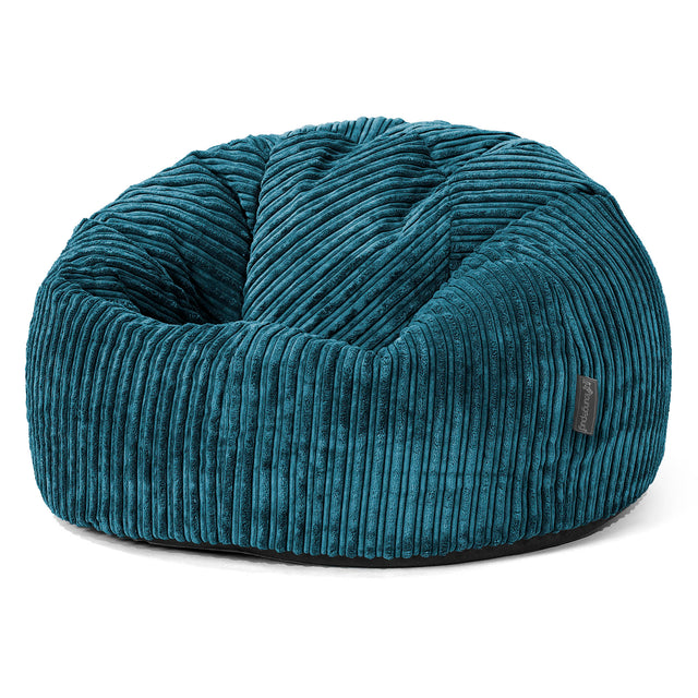 Klassieke Zitzak Stoel - Corduroy Teal 01