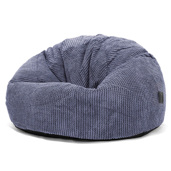 Klassieke Zitzak Stoel - Pompom Paars 01