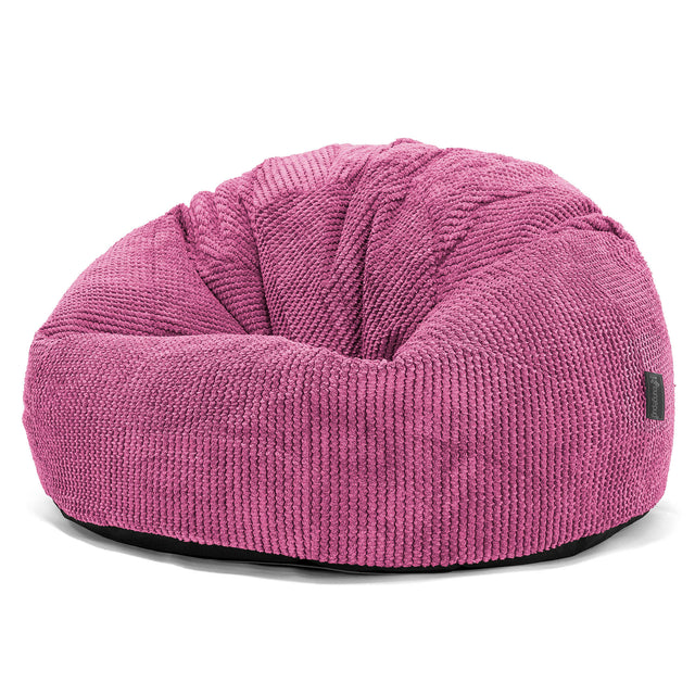 Klassieke Zitzak Stoel - Pompom Roze 01