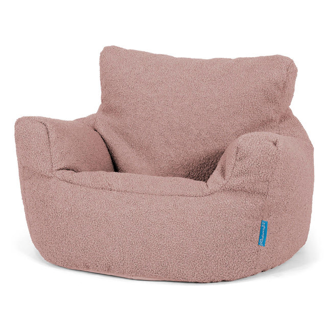 Kleuterfauteuil Zitzak 1-3 jaar oud - Boucle Roze 01