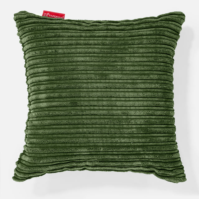Kussenhoes 47 x 47cm - Corduroy Bosgroen 01
