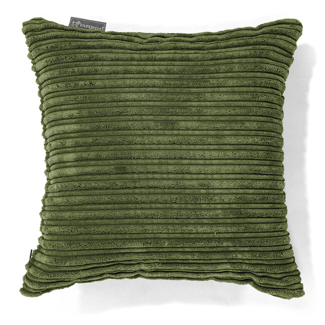 Kussenhoes 47 x 47cm - Corduroy Bosgroen 01