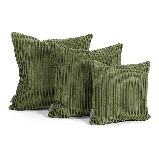 Kussenhoes 47 x 47cm - Corduroy Bosgroen 02