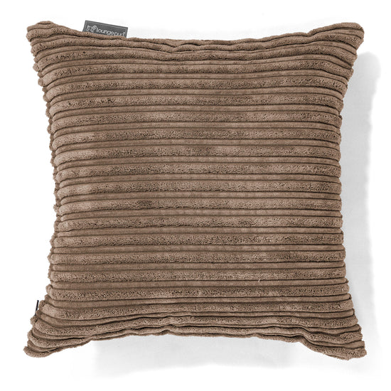 Kussen 47 x 47cm - Corduroy Mocha Bruin 01