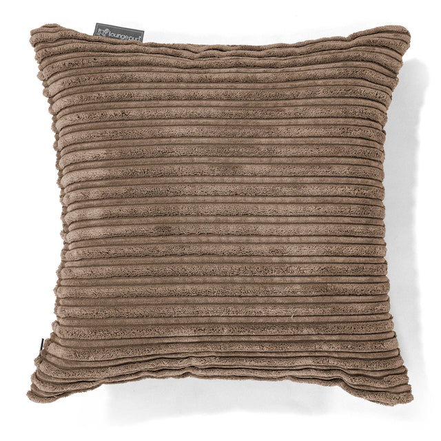 Kussen 47 x 47cm - Corduroy Mocha Bruin 01