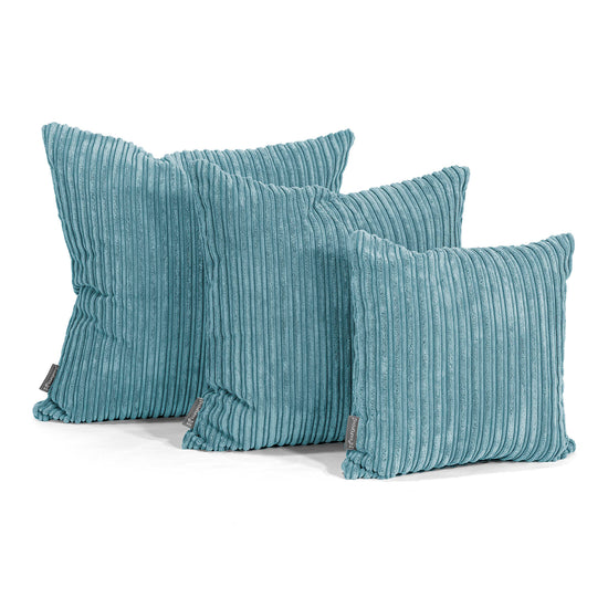 Kussen 47 x 47cm - Corduroy Petrol 02