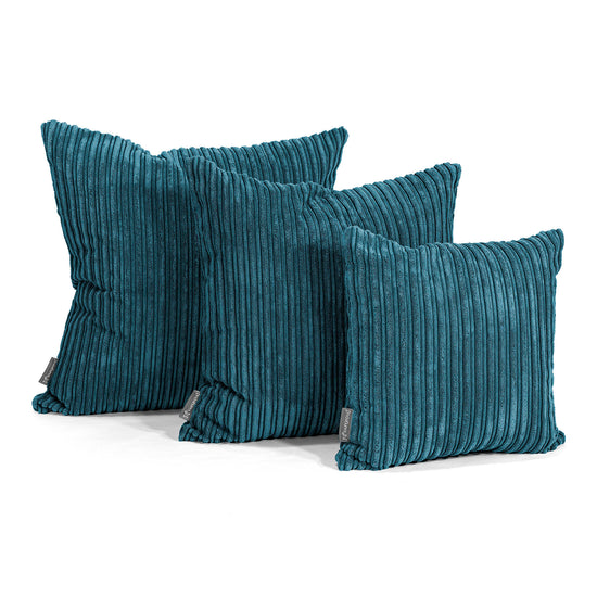 Kussen 47 x 47cm - Corduroy Teal 02