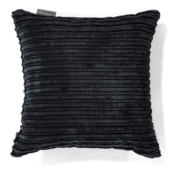 Kussen 47 x 47cm - Corduroy Zwart 01