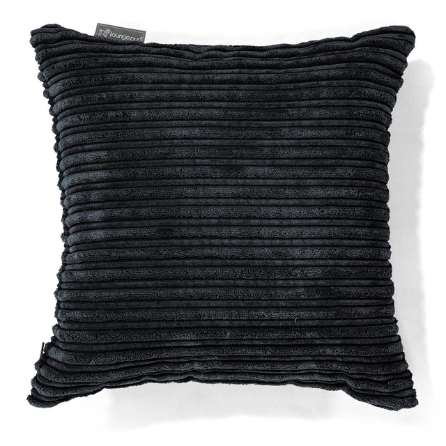 Kussen 47 x 47cm - Corduroy Zwart 01