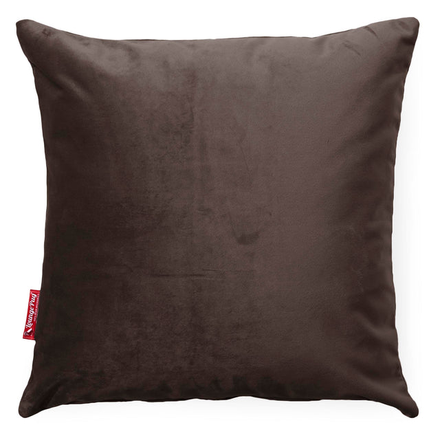 Kussen 47 x 47cm - Fluweel Espresso 01