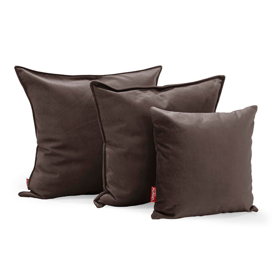 Kussen 47 x 47cm - Fluweel Espresso 02