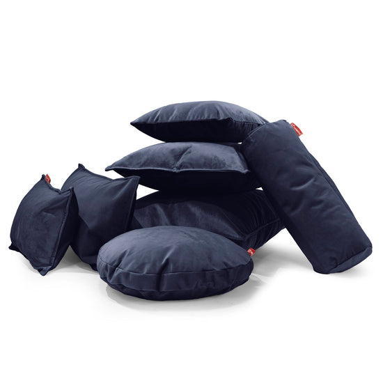 Kussen 47 x 47cm - Fluweel Marineblauw 04