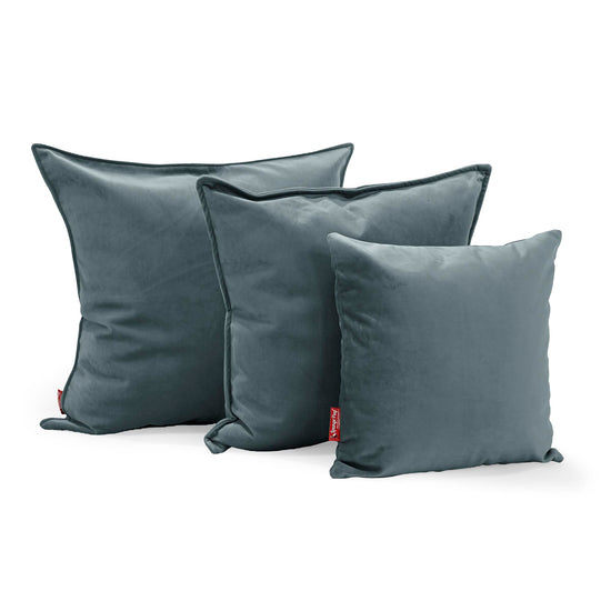Kussen 47 x 47cm - Fluweel Petrol 02