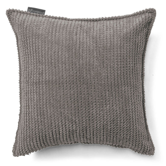Kussen 47 x 47cm - Pompom Antraciet 01
