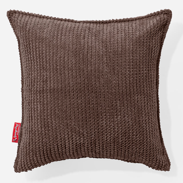Kussen 47 x 47cm - Pompom Chocolade 01