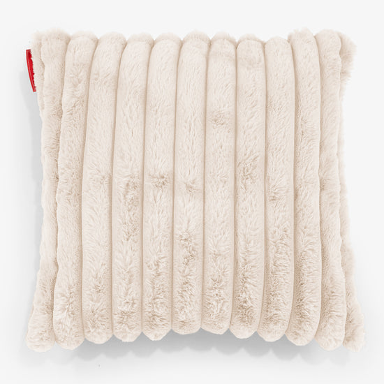 Kussenhoes 47 x 47cm - Ultra Pluche Corduroy Crème 01