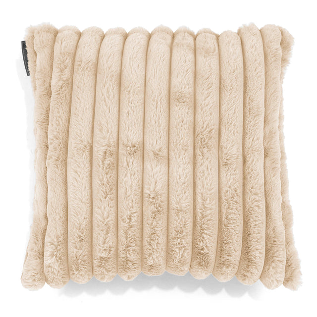 Kussenhoes 47 x 47cm - Ultra Pluche Corduroy Crème 01