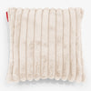Kussenhoes 47 x 47cm - Ultra Pluche Corduroy Crème 01