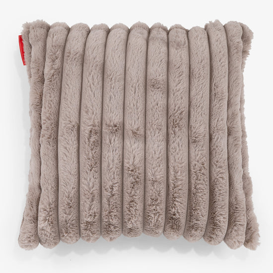 Kussenhoes 47 x 47cm - Ultra Pluche Corduroy Mink 01