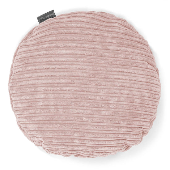 Kussen Rond 50cm - Corduroy Blozen Roze 01