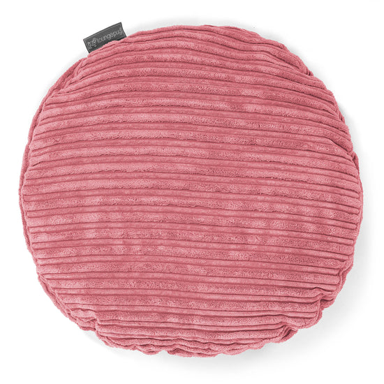 Kussen Rond 50cm - Corduroy Koraal 01