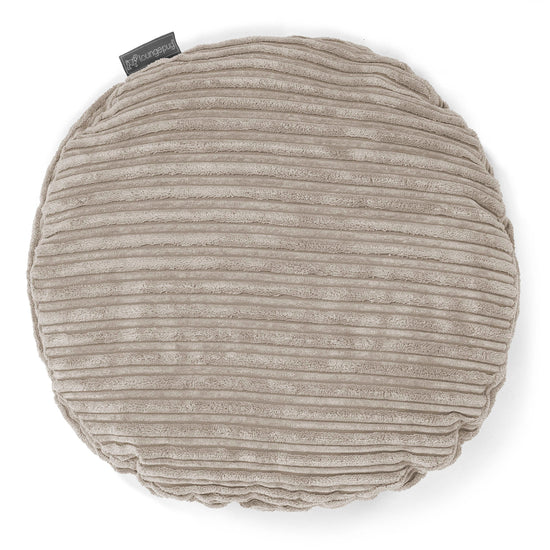 Kussen Rond 50cm - Corduroy Mink 01