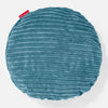 Kussen Rond 50cm - Corduroy Petrol 01