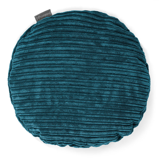 Kussen Rond 50cm - Corduroy Teal 01