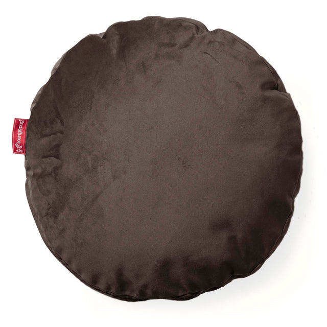 Kussen Rond 50cm - Fluweel Espresso 01